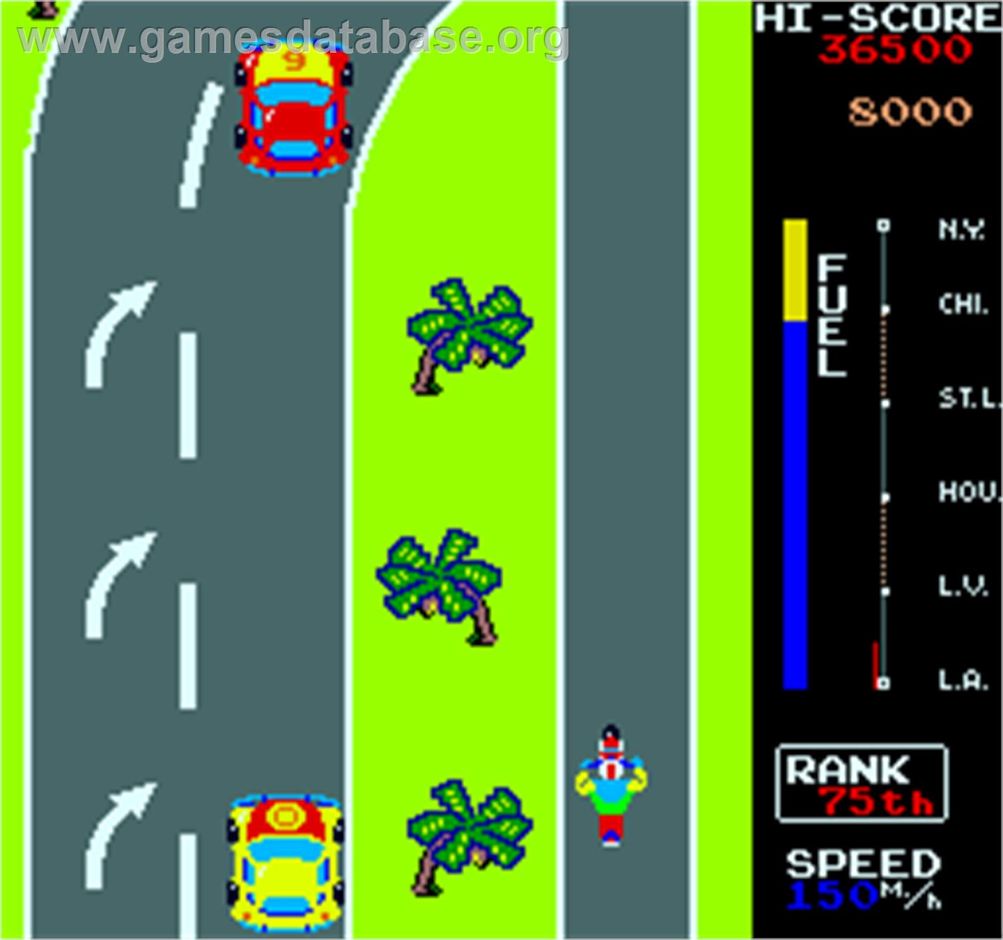 Traverse USA / Zippy Race - Arcade - Artwork - In Game
