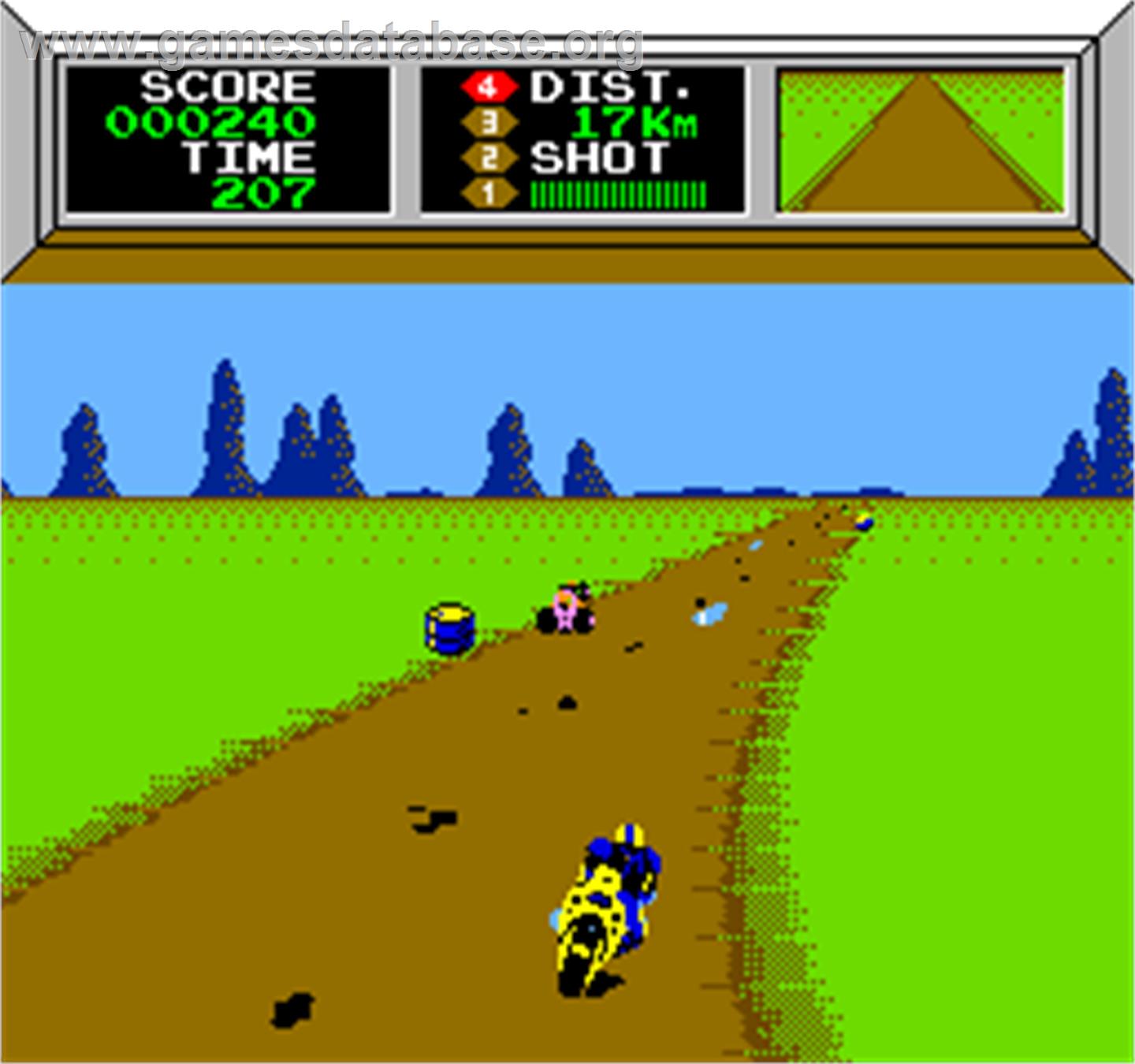 Vs. Mach Rider - Arcade - Artwork - In Game