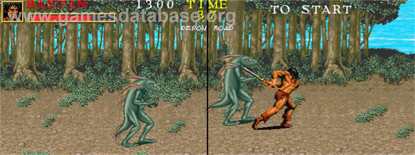 Warrior Blade - Rastan Saga Episode III - Arcade - Artwork - In Game