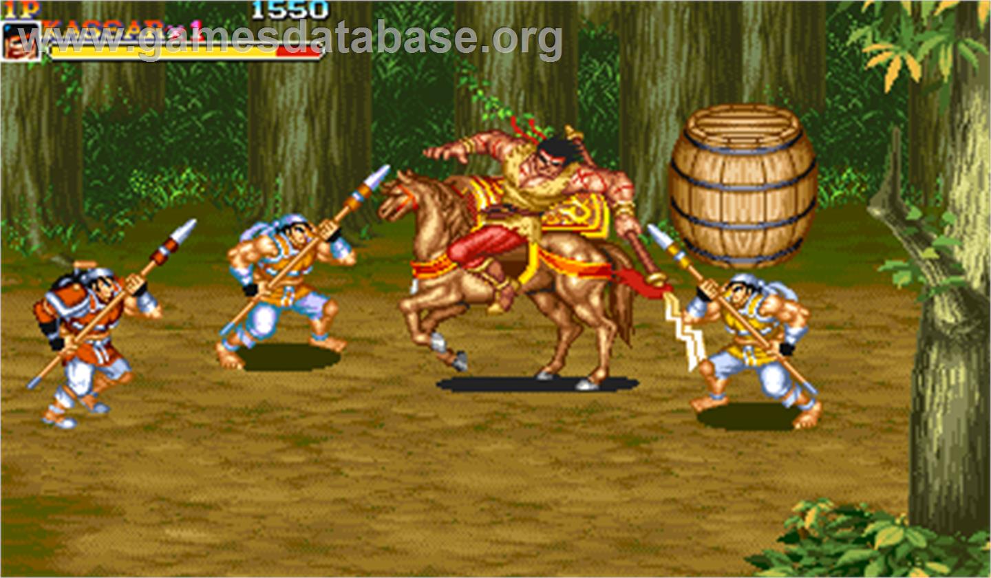 Warriors of Fate - Arcade - Artwork - In Game