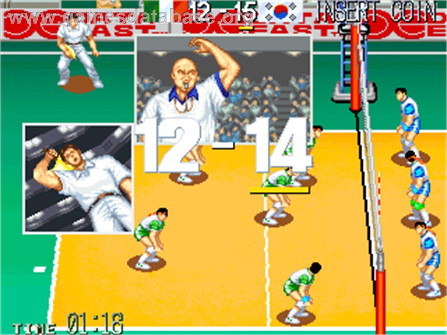 World Cup Volley '95 - Arcade - Artwork - In Game