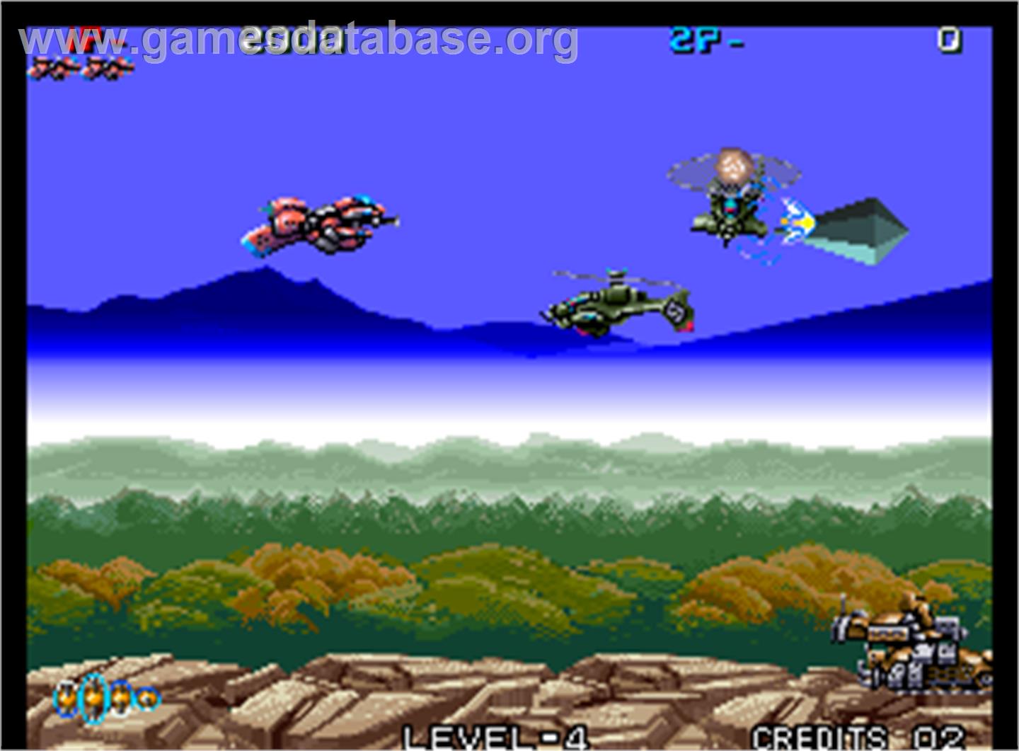 Zed Blade / Operation Ragnarok - Arcade - Artwork - In Game