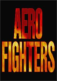 Title screen of Aero Fighters on the Arcade.