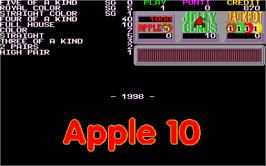 Title screen of Apple 10 on the Arcade.