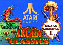 Title screen of Arcade Classics on the Arcade.
