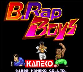 Title screen of B.Rap Boys on the Arcade.