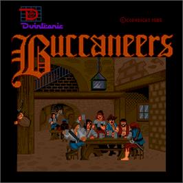 Title screen of Buccaneers on the Arcade.