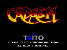 Title screen of Cadash on the Arcade.