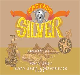 Title screen of Captain Silver on the Arcade.