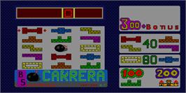 Title screen of Carrera on the Arcade.