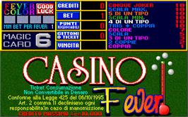 Title screen of Casino Fever 5.1 on the Arcade.
