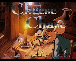 Title screen of Cheese Chase on the Arcade.