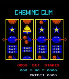 Title screen of Chewing Gum on the Arcade.