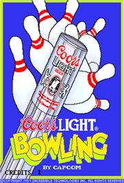 Title screen of Coors Light Bowling on the Arcade.