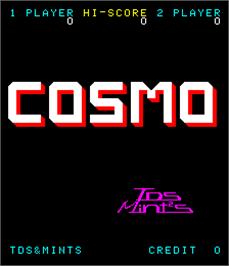 Title screen of Cosmo on the Arcade.