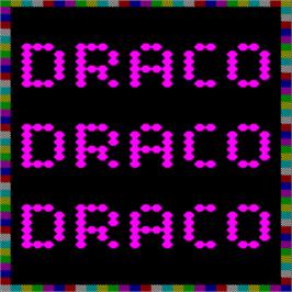 Title screen of Draco on the Arcade.