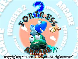 Title screen of Fortress 2 Blue Arcade on the Arcade.