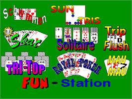 Title screen of Fun Station Spielekoffer 9 Spiele on the Arcade.