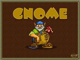 Title screen of Gnome on the Arcade.