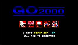 Title screen of Go 2000 on the Arcade.