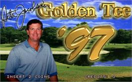 Title screen of Golden Tee '97 on the Arcade.