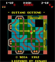 Title screen of Guttang Gottong on the Arcade.