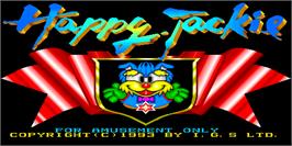 Title screen of Happy Jackie on the Arcade.
