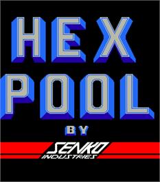 Title screen of Hex Pool on the Arcade.