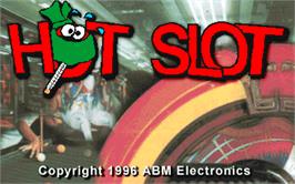 Title screen of Hot Slot on the Arcade.