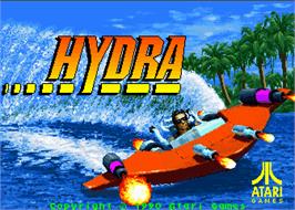 Title screen of Hydra on the Arcade.