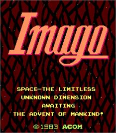 Title screen of Imago on the Arcade.