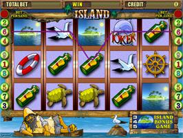 Title screen of Island on the Arcade.