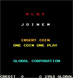 Title screen of Joinem on the Arcade.