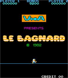 Title screen of Le Bagnard on the Arcade.