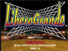 Title screen of Libero Grande on the Arcade.