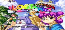Title screen of Logic Pro Adventure on the Arcade.