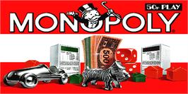 Title screen of Monopoly on the Arcade.