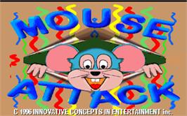 Title screen of Mouse Attack on the Arcade.