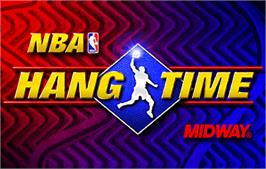 Title screen of NBA Hangtime on the Arcade.