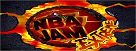 Title screen of NBA Jam Extreme on the Arcade.