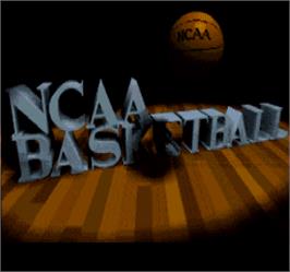 Title screen of NCAA Basketball on the Arcade.