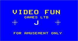 Title screen of Noraut Joker Poker on the Arcade.