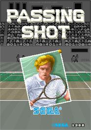 Title screen of Passing Shot on the Arcade.