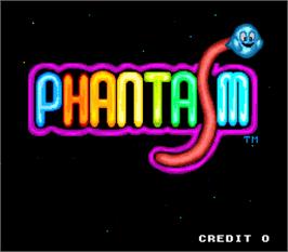 Title screen of Phantasm on the Arcade.