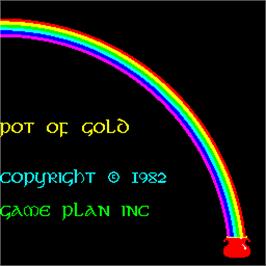 Title screen of Pot of Gold on the Arcade.