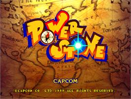 Title screen of Power Stone on the Arcade.