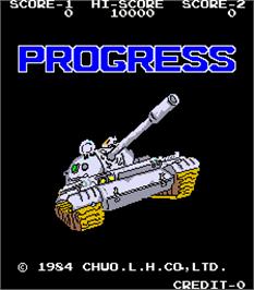 Title screen of Progress on the Arcade.