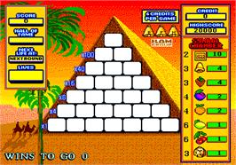 Title screen of Pyramid on the Arcade.