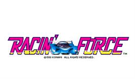 Title screen of Racin' Force on the Arcade.