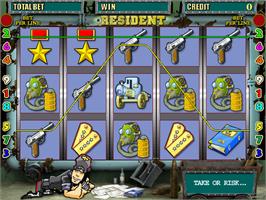 Title screen of Resident on the Arcade.
